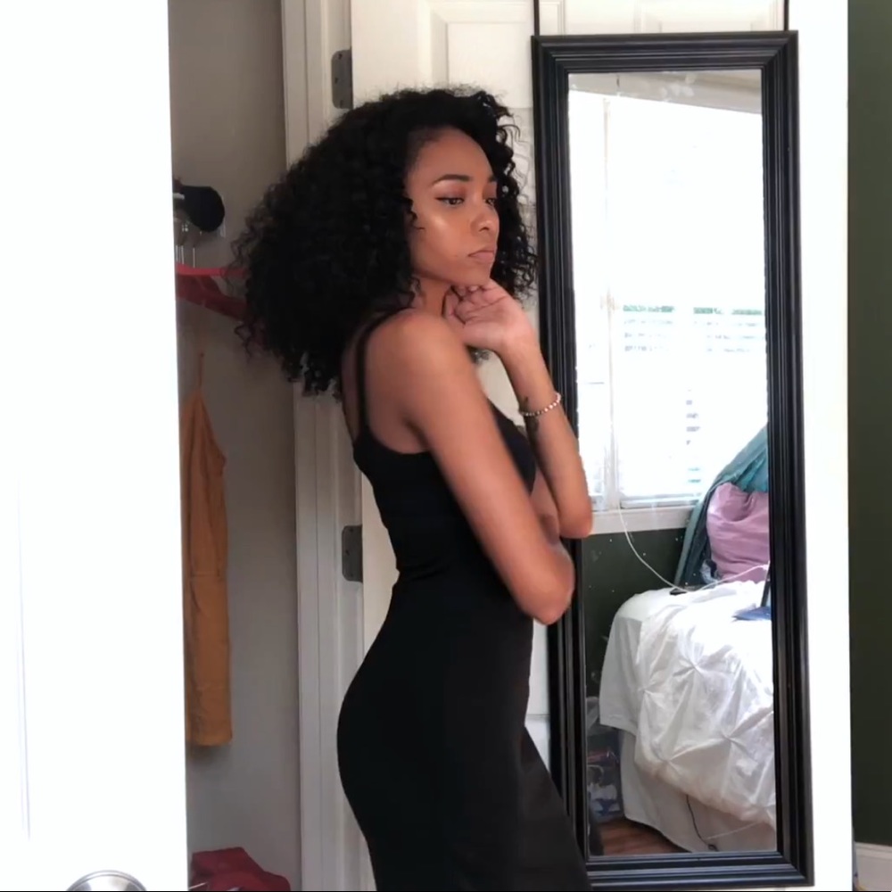 Black bodycon American Apparel dress